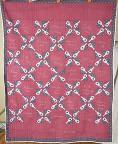 Rare Vintage Elvis Presley Guitar Applique Quilt