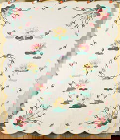 30's Water Lily Applique Quilt