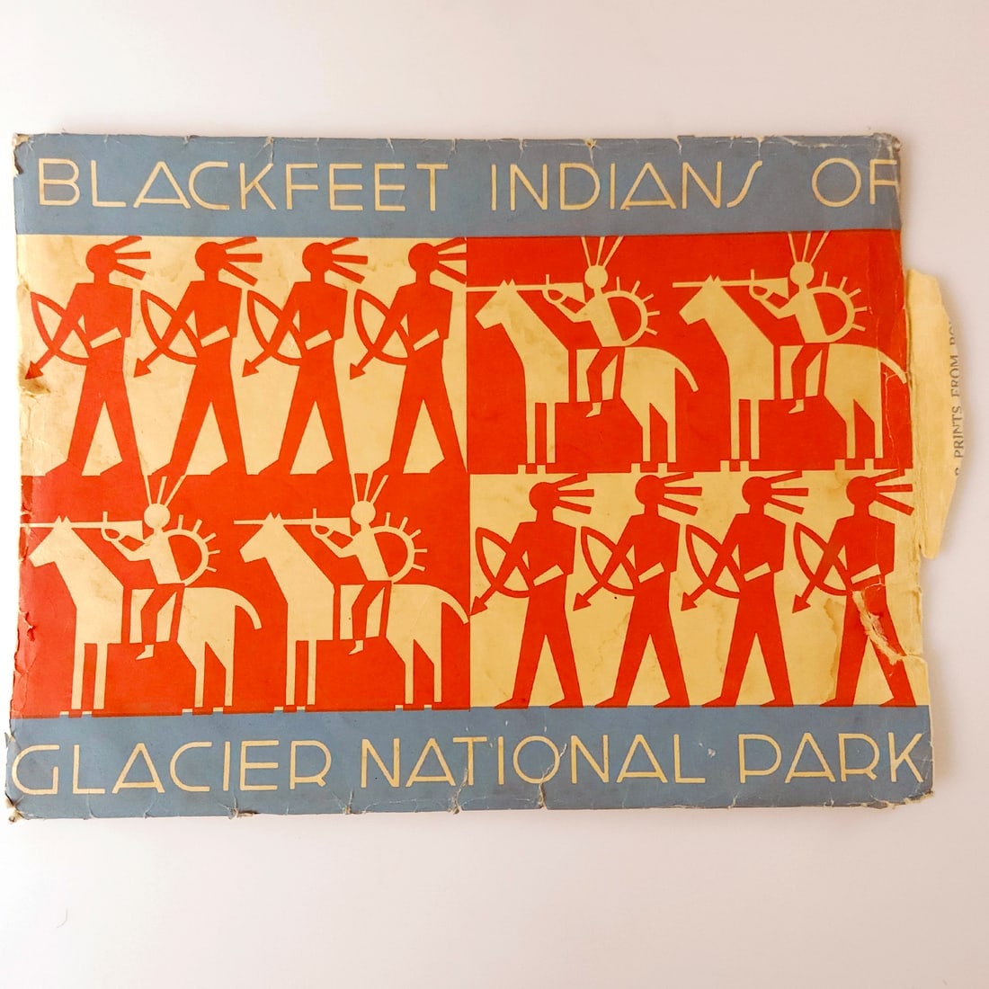 Winold Reiss Blackfeet Indians of Glacier National Park, 1940 24 Print Package: Title: Winold Reiss Blackfeet Indians of Glacier National Park, 1940 24 Print Package Description: Prints and envelope only no "Out of the North” book Only one shows water staining as in pics al