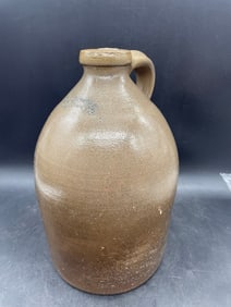 Antique Julius Norton Bennington Vt Salt Glazed Stoneware Jug