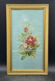 c1890's Chromolithograph M.F. Tobin CD Kenny Advertising Queen of Flowers