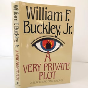 Signed 1st Edition A Very Private Plot William F Buckley Jr 1994 Hard Cover Dust Jacket
