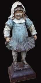 Antique BRADLEY HUBBARD CAST IRON DOORSTOP