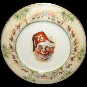 Shenango China 10 ¾” “Partying Shriner” Collectible Plate