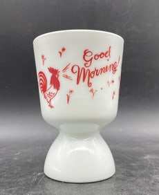 Vintage Rooster Good Morning Egg Cup