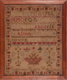 Needlework Sampler by Elizabeth Beaton