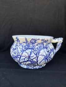 Flow Blue Chamber Pot