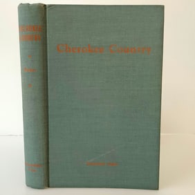 Cherokee Country by Elizabeth Baker 1st Edition 1968 Hardcover SIGNED