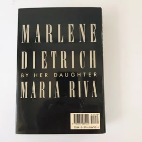 SIGNED 1st Edition Marlene Dietrich by Her Daughter Maria Riva Hard Cover Dust Jacket 1992