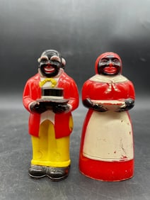 VINTAGE F&F Mold SALT AND PEPPER SHAKERS