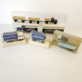 Large Collection of Miniature Trucks from Germany