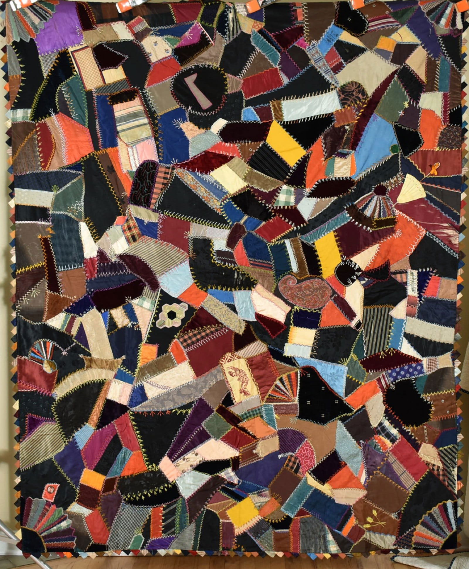 Victorian Crazy Quilt d. 1883 (1 of 20)