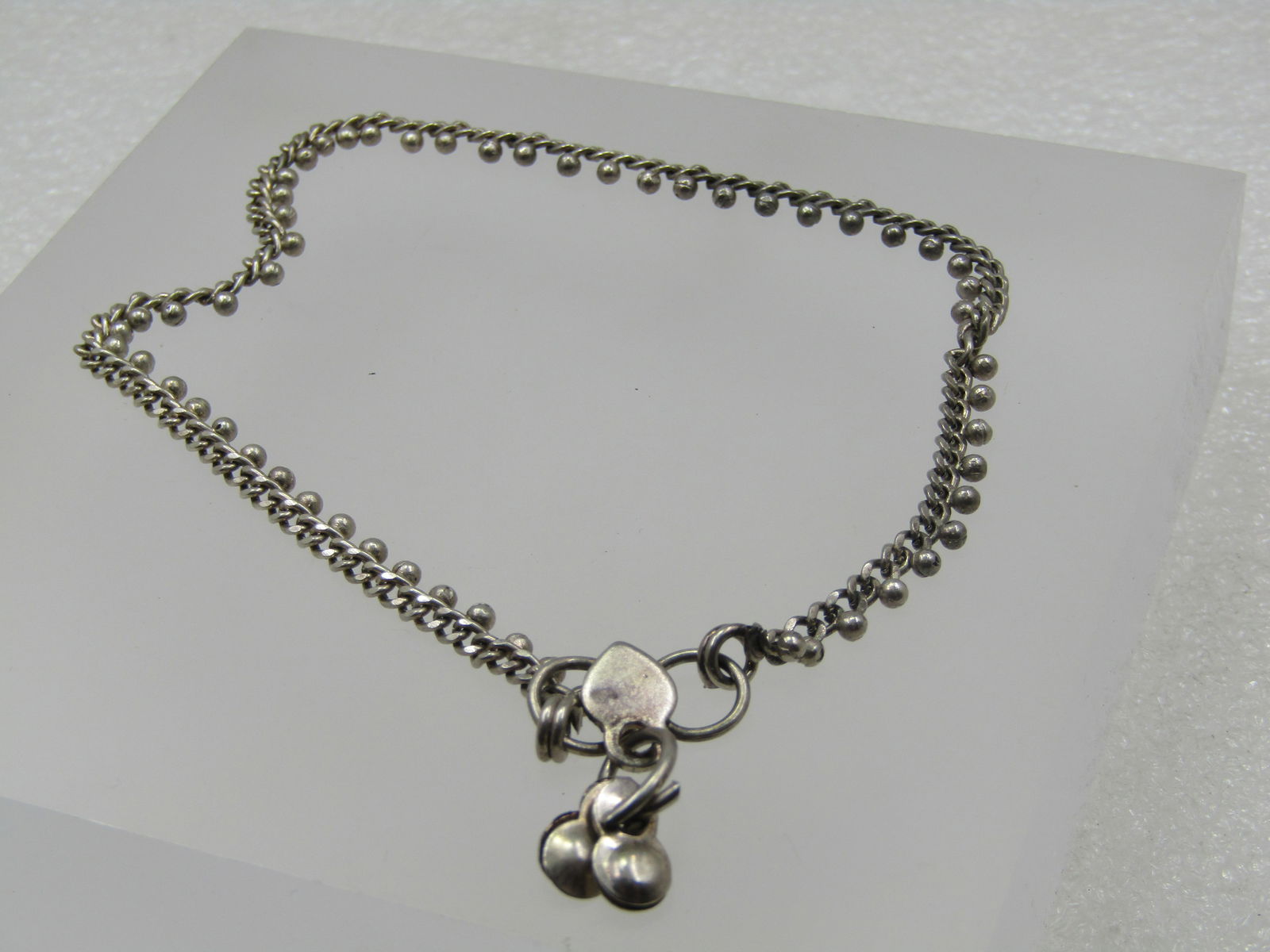 Vintage Ankle Bracelet, Bali Themed, 10",  Tribal/Belly Dancer (1 of 4)