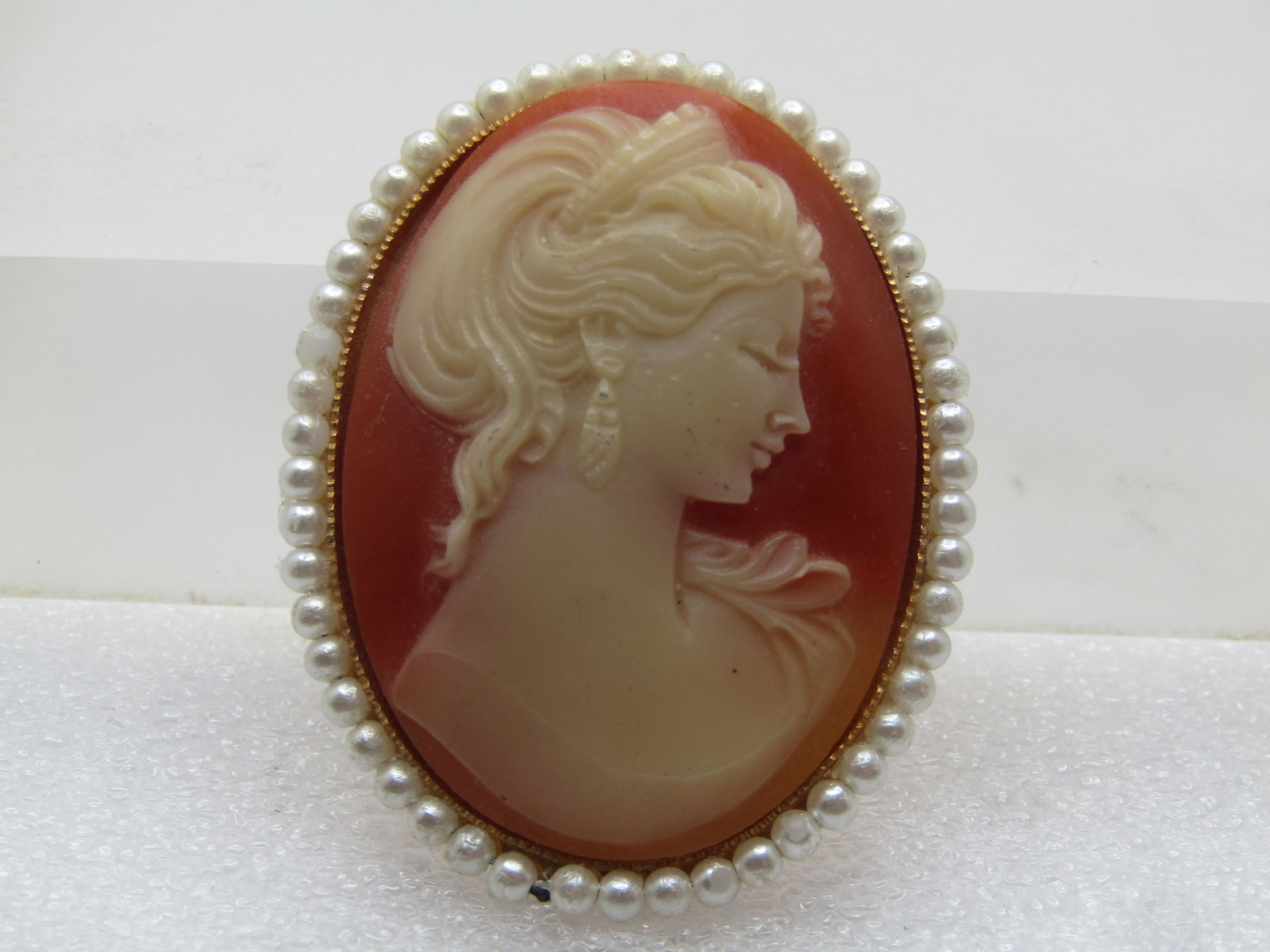 Vintage Enameled Blackamoor Bust Brooch, 1940's-1960's (1 of 5)