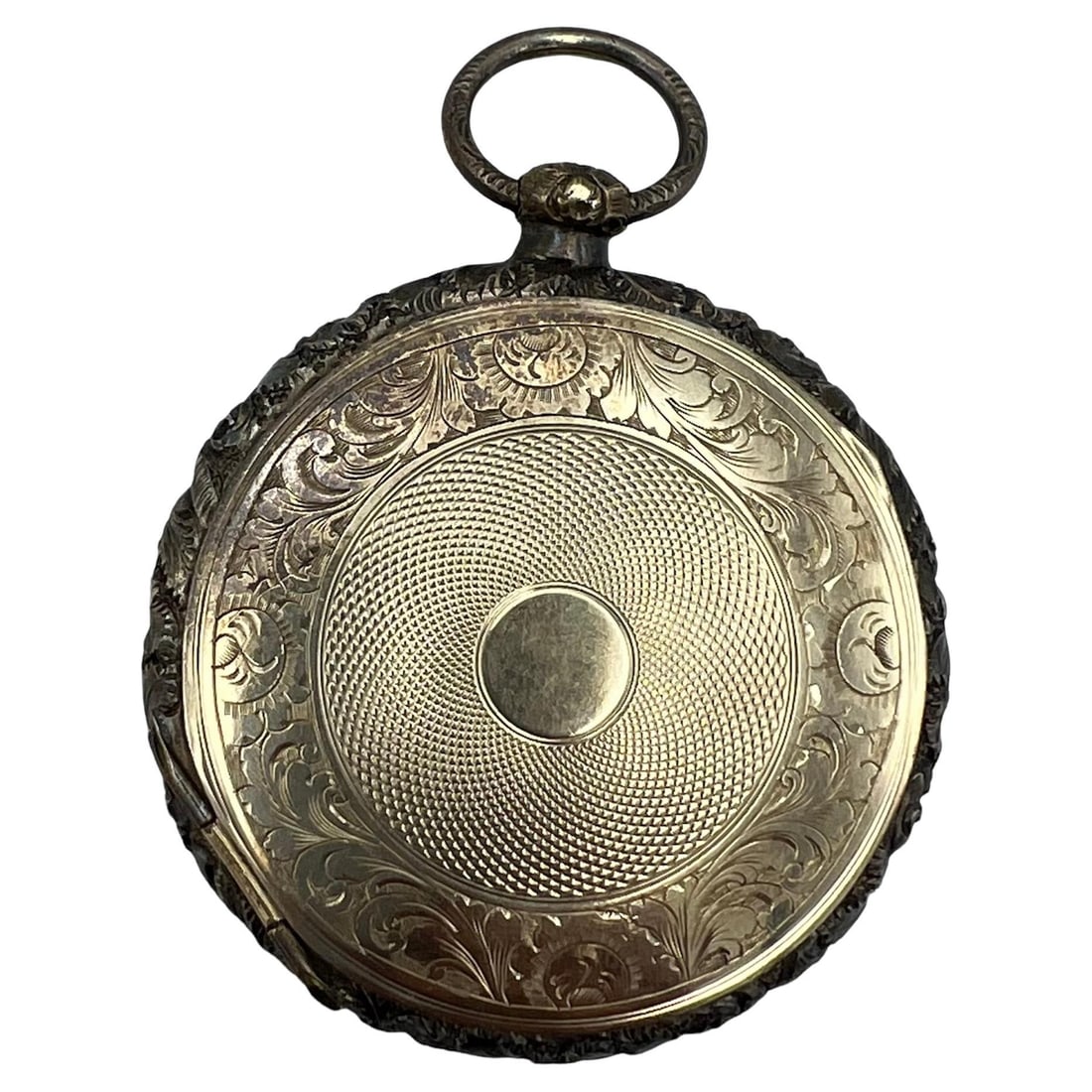 Victorian Gold and Silver Pill Box Locket Pendant (1 of 19)