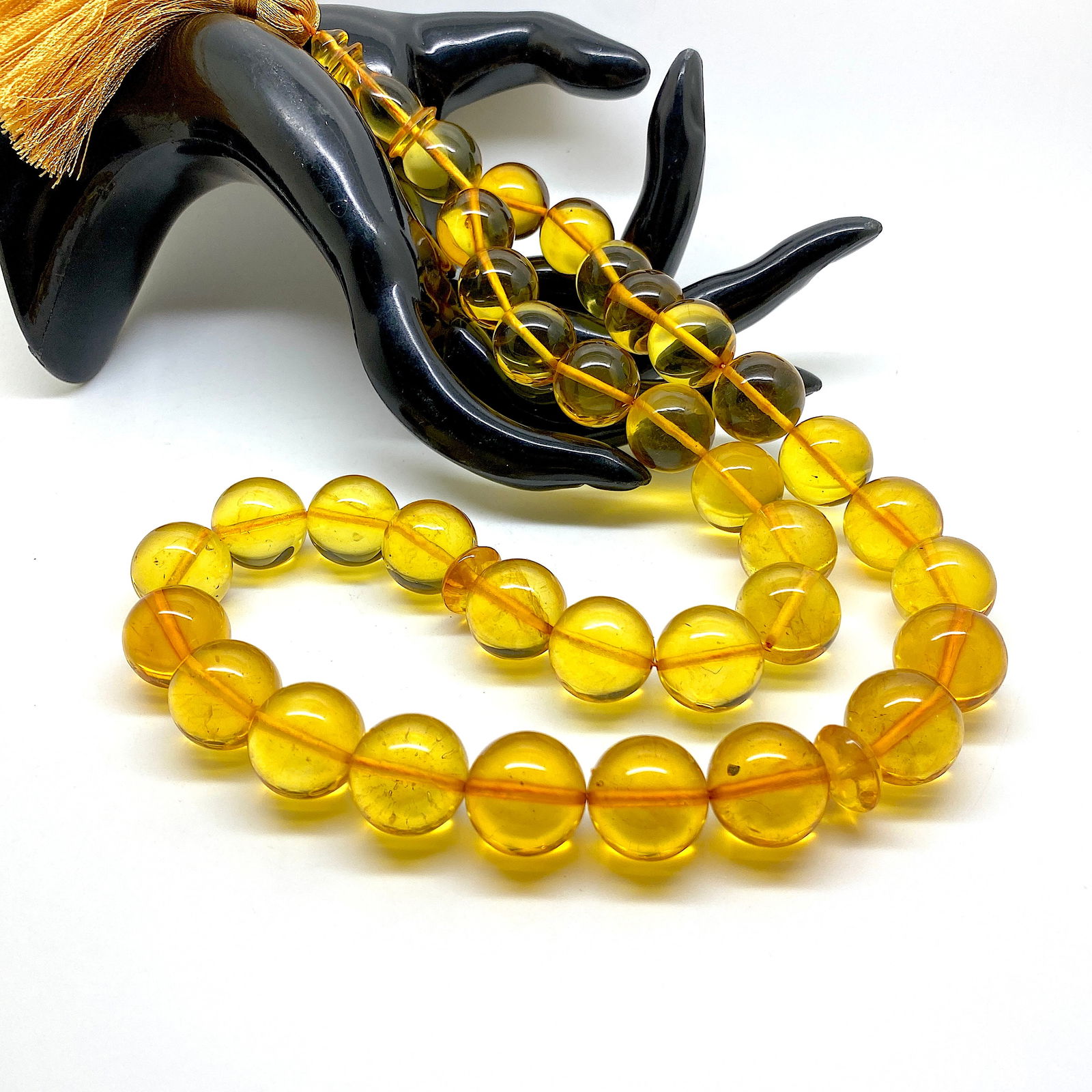 Stunning Vintage Amber Tesbih made from Round Amber beads (1 of 6)