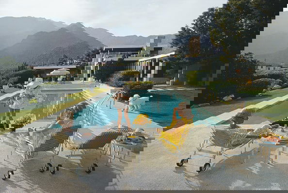 Poolside Poodle ' By Slim Aarons Oversized C Type (1 of 1)