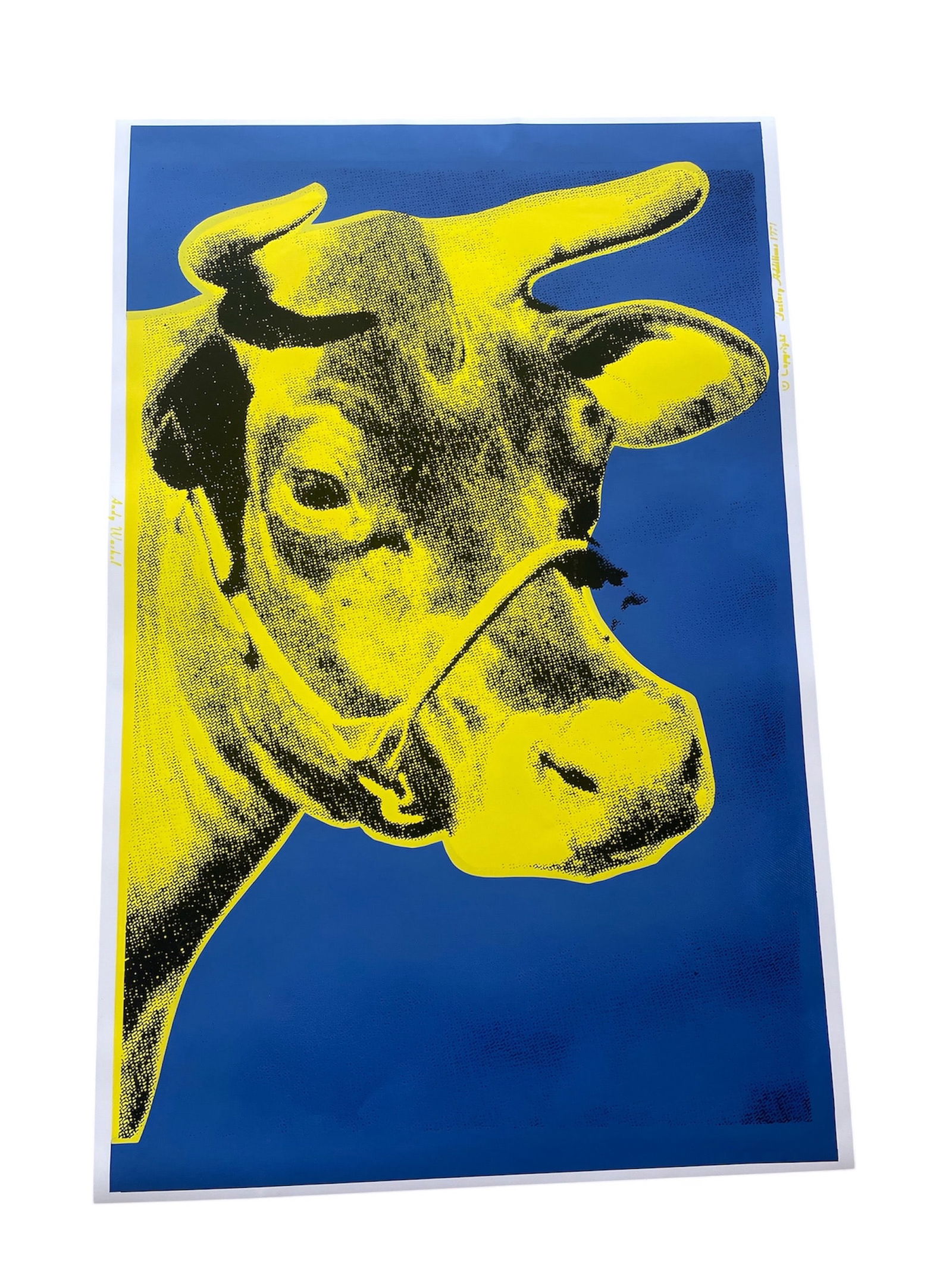 Andy Warhol Yellow Cow Print (1 of 1)