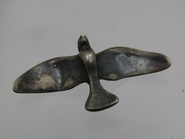 Vintage Sterling Dove Pendant, 1960's-1970's,