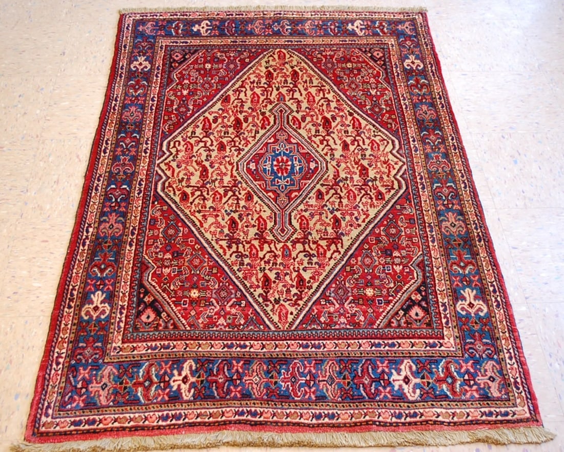 Persian SAROUK RUG 3'5" x5'2" (1 of 9)