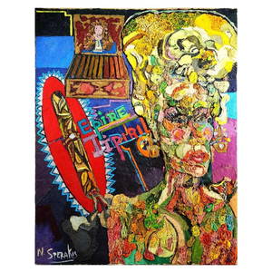 Nicholas Sperakis American Mixed Media Painting
