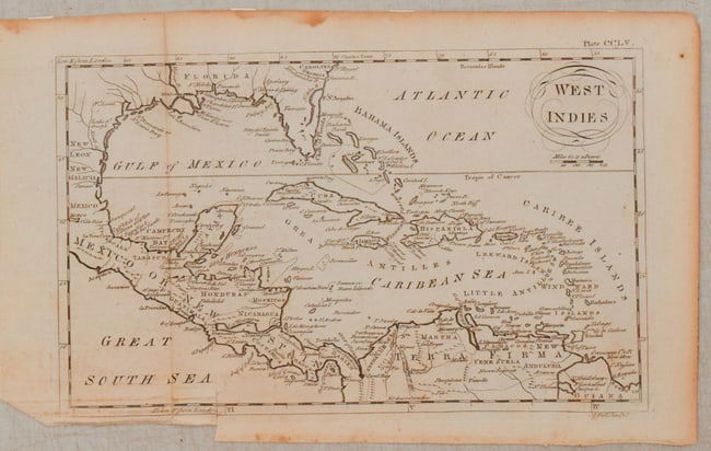 1779 Bell Map of the Caribbean and Florida -- West Indies (1 of 1)