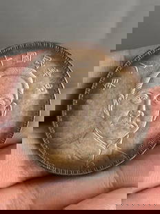 Chinese Pure Silver Coin: Title: Chinese Pure Silver CoinDate/Period: Origin: ChineseDimension: Materials: Silver Reserve: $149.00 Shipping:Domestic: Shipping rates are determined by destinationInternational: Foreign