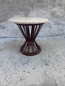 Mid Century Modern “Sheaf of Wheat” Side Table- Edward Wormley for Dunbar Styled