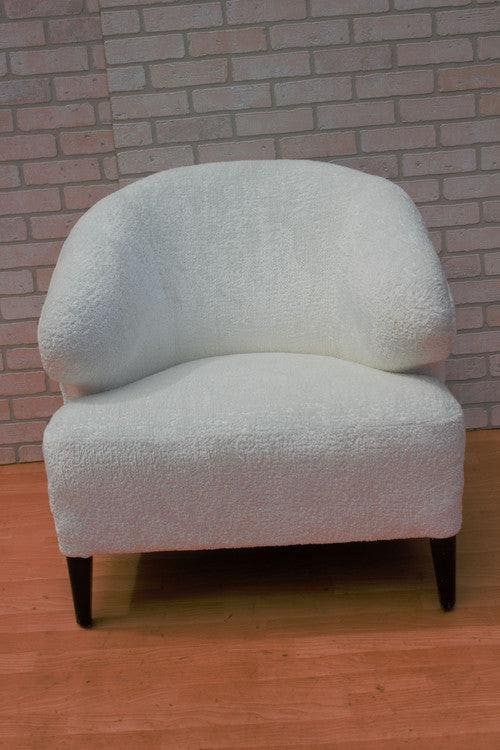 Vintage Scandinavian Modern Flemming Lassen Attributed Lounge Chair Newly Upholstered: Vintage from before 2000 Overall width: 30 inches Overall height: 30.5 inches Overall depth: 31 inches Seat height: 18 inches Vintage Modern Scandinavian Flemming Lassen Attributed Slipper Lounge Chai