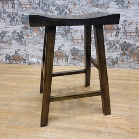 Antique Shanxi Province Elm Stool