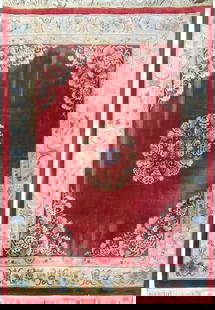 9' x 10' Pre owned- Chinese Beijing Rug #F-5677: Title:9' x 10' Pre owned- Chinese Beijing Rug #F-5677Description:Size in Feet: Width: 9.1 x Length: 10.1 Size in Inches: Width: 109 in x Length: 121 in Rug Type: Area Rug Colors: RED Weave: