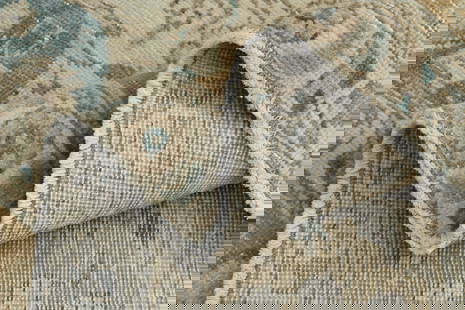 9'6x12'4 ft, LUXURY VINTAGE RUG: Title: 9'6x12'4 ft, LUXURY VINTAGE RUGOridign: TurkeyDate/Period: 1960 - 1970Materials: Wool and CottonSize: Width: 9.6 feet Length: 12.4 feetProvenance: This Turkish one-of-a-kind Anatolian Vintage