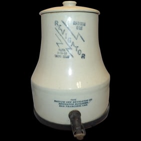 The Radium Ore Revigator Crock Water Container