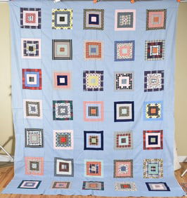 Large 40's Squares Quilt Top
