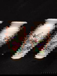 Pr 13&#8221; Paris Porcelain Vases: They measure 13&#8221; x 7 1/4&#8221; and date around the 1880&#8217;s. It has no chip, cracks or repairs Shipping: Domestic: Flat-rate of $40.00 to anywhere within the contiguous U.S. International: