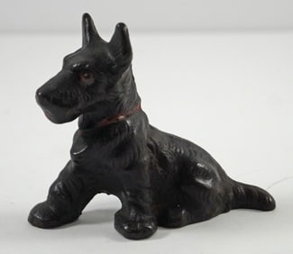 Scottie Terrier Dog Cast Iron Hubley Paperweight