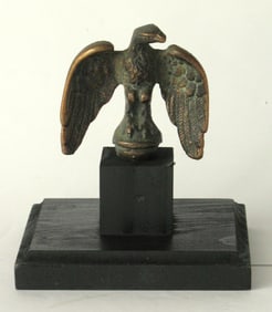 Antique cast brass eagle paper weight.