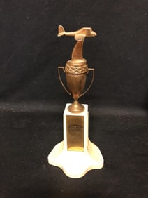 1952 11 1/4” Hartford Times Best Model Plane Trophy Hartford Ct