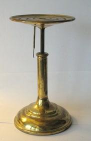 Antique brass & iron country store plunger scale.