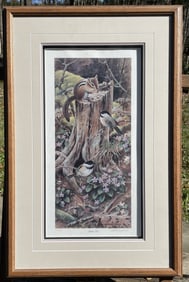 Beautiful "Spring Trio" Framed Print Signed, Numbered