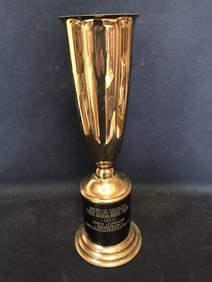 1950 15 3/8” american saddlers horse jumping trophy Santa Monica Ca