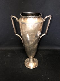 1931 12 7/8” West NJ Tennis Loving Cup Trophy