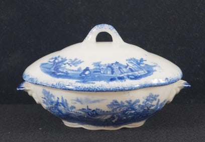 Child’s Blue China 5 3/8” Toy Vegetable #28