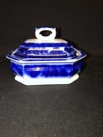 temple flow blue 3pc soap dish