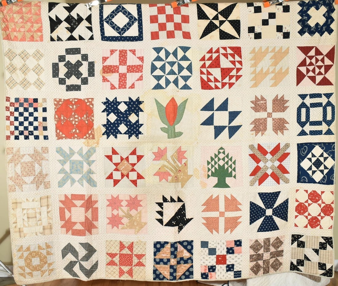 1870's Sampler Quilt (1 of 12)