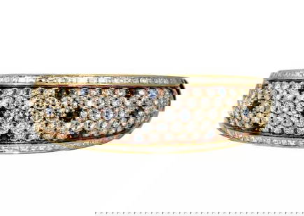 15.50ct. Natural Sapphire Diamonds Bangle Bracelet 18kt 12354: Title 15.50ct. Natural Sapphire Diamonds Bangle Bracelet 18kt 12354 $18,000.00 PRODUCT DESCRIPTION Vintage Cluster Sapphire & Diamond Bangle 1.50ct natural sapphires bracelet. Blue, Transparent & roun