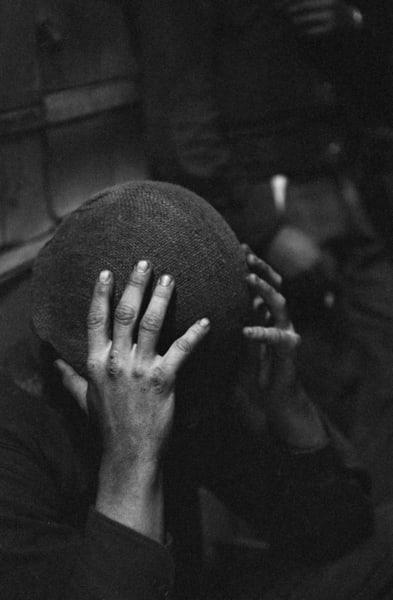 Korean War ' By Ed Feingersh Oversized: Description ' Korean War ' by Ed Feingersh A soldier of the US Army wearing a cloth-covered helmet in Korea during the Korean War, circa 1951. (Photo by Ed Feingersh/Michael Ochs Archives/Getty Images