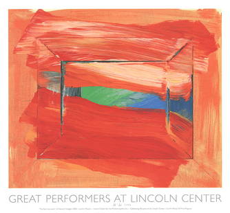 Howard Hodgkin - The Sky's The Limit - 2002 Serigraph - SIGNED 30" x 33": The Sky's The Limit by Howard Hodgkin, 2002 Signed Serigraph. Paper size is 30 x 33 inches, with an image size of 25.25 x 30 inches. The Serigraph is from an edition size of 50 and is not framed. The