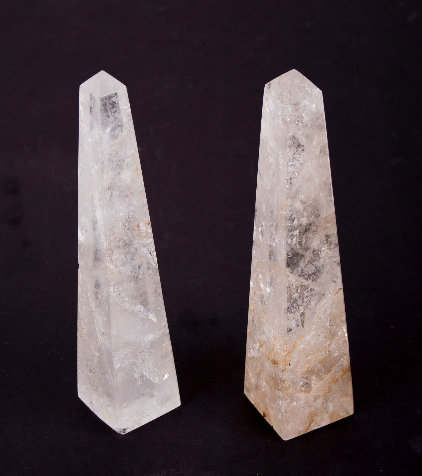 Quartz pair of obelisks (1 of 3)