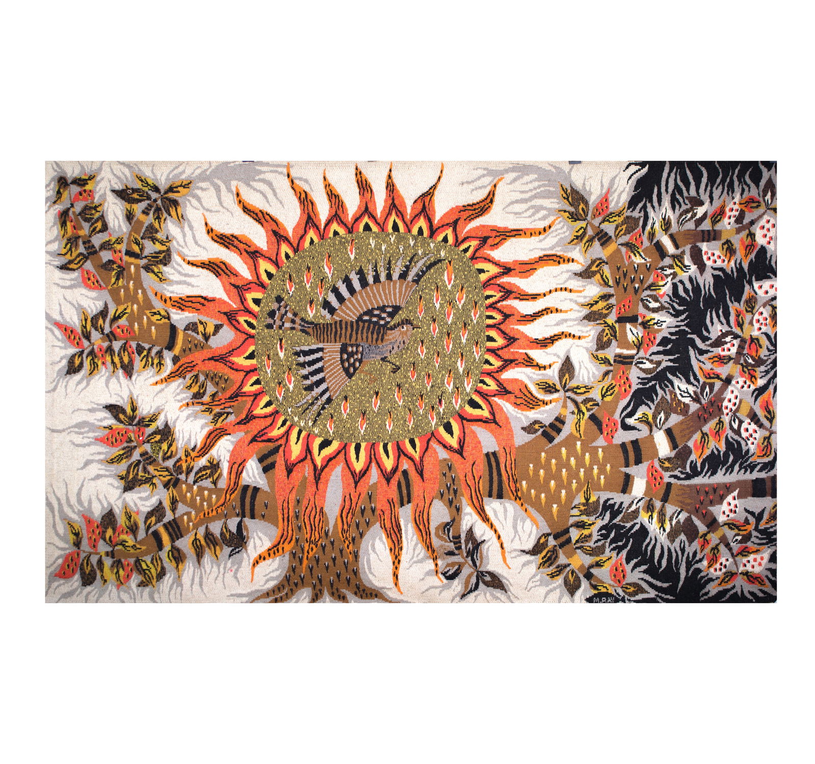 RAY Michèle cartonnier for ROBERT FOUR "night and day " Aubusson tapestry (1 of 1)